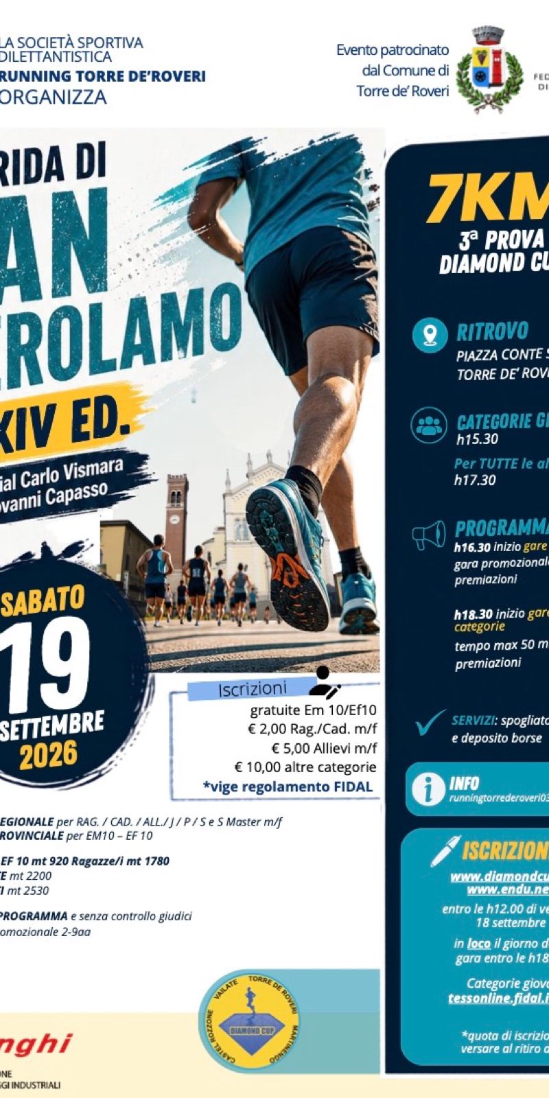 Corrida di San Gerolamo a Torre de' Roveri
